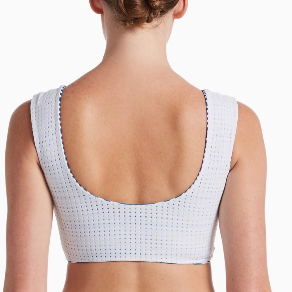 Nike Reversible Sport Mesh Midkini Top - Picture 3 of 9